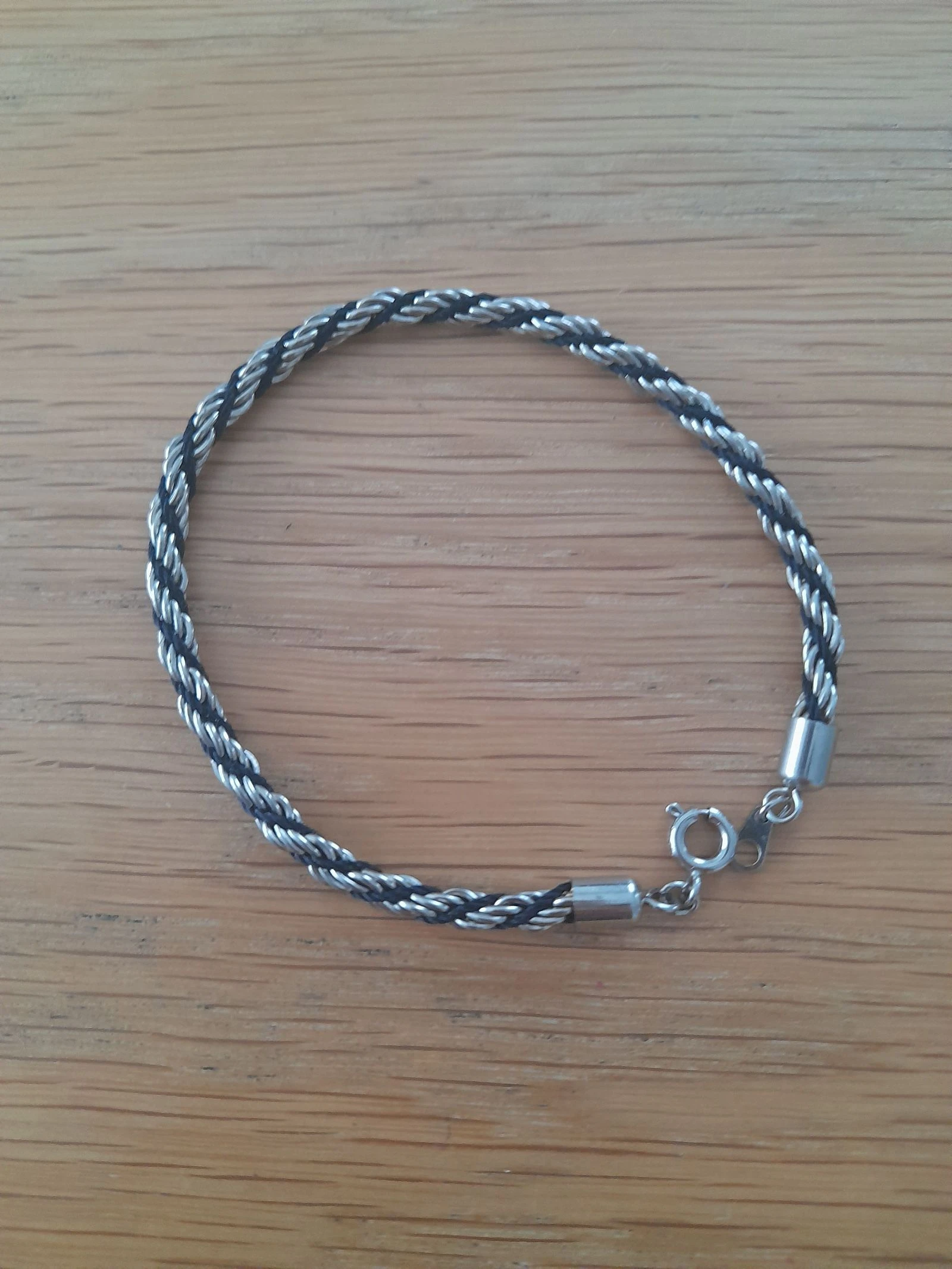 Pulseira Prateada Vintage 🩶 